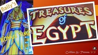 •Bally's• Treasures of Egypt | Progressive Wins & Slot Machine Bonus MAX BET