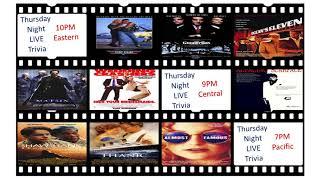 PROMO!!!  Thursday Night Trivia - Movie Quotes - June 28 - 10pm Eastern