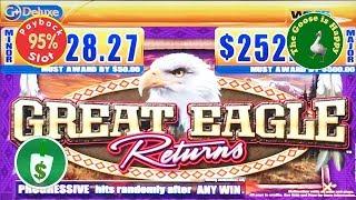 • Great Eagle Returns, 95% payback