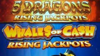 NEW RISING JACKPOTS *Whales of Cash Rising* | *5 Dragons Rising*