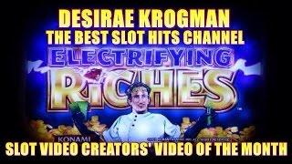 Slot video creators of the month Electrifying Riches