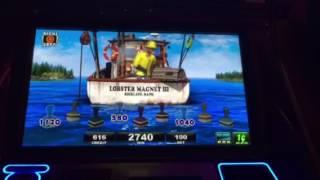 Lucky Larry's Lobstermania 3 Slot Machine Buoy Bonus Treasure Island Casino Las Vegas