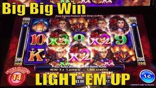 •BIG BIG WIN•LIGHT 'EM UP (Ainsworth) Slot machine Live Play/ Big win Bonus ! Re-trigger Festival•彡栗