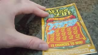 NEW! NEW YORK LOTTERY SET FOR LIFE $10 SCRATCH OFF TICKET! WIN $1,000,000 FREE ENTRY!