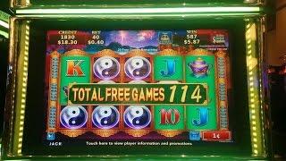 BIG WIN - China Shores Double Winnings Slot Machine Bonus