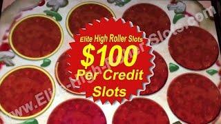 •$7,500 Thousand Bucks Per Spin! High Stakes Luigi's Pizza $100 Slot! Jackpot Handpay Vegas Casino •