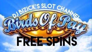 Birds of Pay Slot Machine ~ FREE SPIN BONUS! ~ Bay Mills Resort & Casino! • DJ BIZICK'S SLOT CHANNEL
