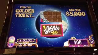 Willy Wonka Slot Machine! OOMPA LOOMPA BONUS ~ CREDIT BONUS ~ BIG WIN GOBSTOPPER PICK!!! • DJ BIZICK