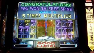 Pharaoh's Fortune Slot Machine Bonus Win (queenslots)