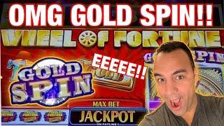 ⋆ Slots ⋆$10 MAX BET WHEEL OF FORTUNE GOLD SPIN!! | Afterburner winning session!! ⋆ Slots ⋆ ⋆ Slots 