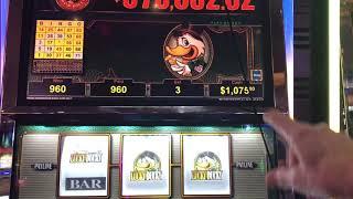 Lucky Ducky Big Win Question Mark Bingo Pattern Red Screens Choctaw Gambling Casino, Durant, OK