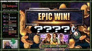 Coin Feature!! Sick Win From Lucky, Grace & Charm Slot!!