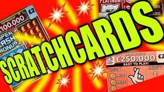 SCRATCHCARDS..XMAS MILLION..JOLLY 7s..DOUBLE MATCH & £300 SCRATCHCARDS WE WILL BE POSTING TO VIEWERS