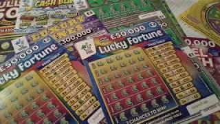 It's Scratchcard Wednesday...it's a £27.00  Game..Full of 500's..RED HOT 7's DOUBLER...GET LUCKY