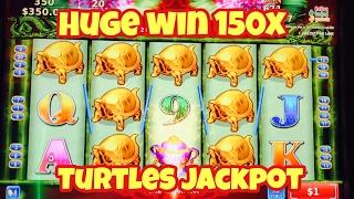 • TURTLES HUGE JACKPOT • MYSTERY CHINA HIGH LIMIT SLOT HAND PAY
