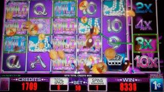 Pearl Dynasty Slot Machine Bonus - 7 Free Games with Stacked Wilds - HUGE WIN (#2)