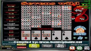 Wild Seven 52 Hand Video Poker