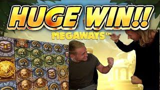HUGE WIN!! GONZOS QUEST MEGAWAYS BIG WIN -  Casino slot from Casinodaddy LIVE STREAM