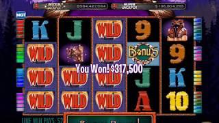 WOLF RUN Video Slot Casino Game with a FREE SPIN BONUS