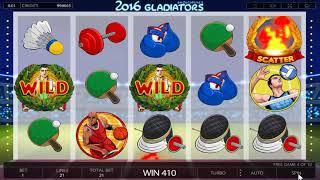 2016 Gladiators slots - 1,880 win!
