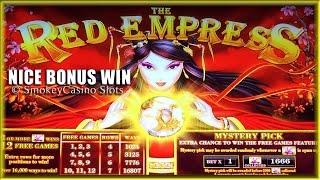 The Red Empress Slot Machine Nice Bonus Win~ Aristocrat