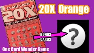 NEW..20X Orange Scratchcard...and Bonus Cards..(Holiday Special  One Card Wonder Game)
