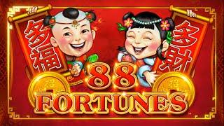 •88 Fortunes $8.88 BET Slot Machine at Gun Lake Casino • NICE WIN
