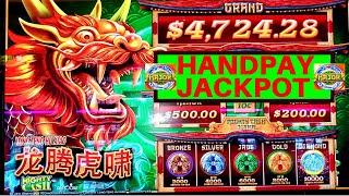 My 1st HANDPAY JACKPOT On Mighty Cash Long Teng Hu XIAO Slot Machine | LIVE MAJOR JACKPOT WON