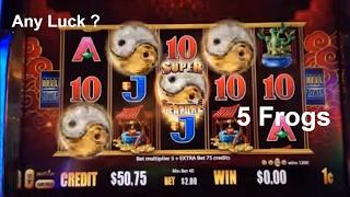 •ANY LUCK ? Free Play Slot Live Play (40)•5 Frogs Slot (Aristocrat) & Plus More !•$2.00 & 3.00 Bet