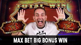 • MASSIVE Max Bet BONUS Win •️ • • Multipliers GALORE • • •️ NEW Buffalo 3 Reel