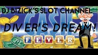 Diver's Dream Slot Machine! ~ CASH FEVER SERIES! ~ FREE SPIN BONUS! • DJ BIZICK'S SLOT CHANNEL