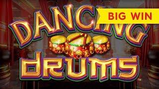 Dancing Drums Slot - BIG WIN BONUS - $8.80 Max Bet, AWESOME!