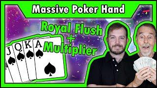ROYAL FLUSH + Multiplier! Our BIGGEST WIN in MONTHS! • The Jackpot Gents
