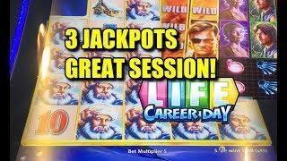 3 HANDPAYS: Full Session - loosest slots ever!!