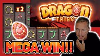MEGA WIN! DRAGON TRIBE BIG WIN -  Casino Slots from Casinodaddy LIVE STREAM