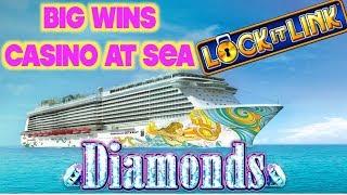 Big Wins at Sea - Lock It Link Diamonds on Norwegian Getaway !