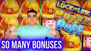 NON STOP BONUSES On Huff N Puff Slot | $1,000 Challenge To Beat The Casino | EP-27