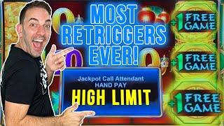 ⋆ Slots ⋆ Most Retriggers Ever ⫸ JACKPOT BONUS at Ameristar Black Hawk