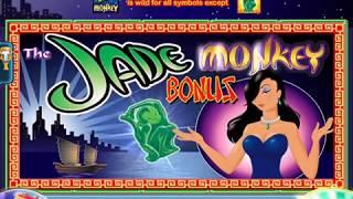 JADE MONKEY Video Slot Casino Game with a "BIG WIN" FREE SPIN BONUS
