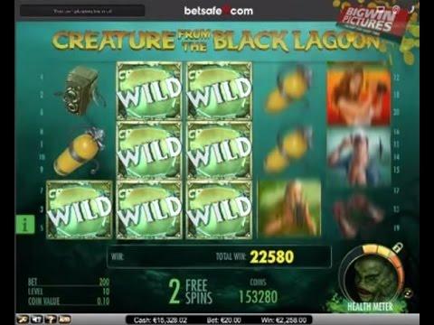 Creature from the black lagoon slot - 20€ Bet Free Spins!