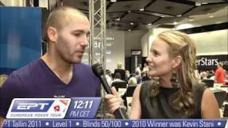 EPT Tallinn 2011: Welcome to Day 1a with Richard Toth - PokerStars.com