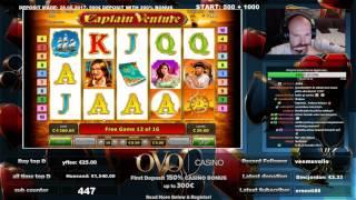 Big Win From Captain Venture Slot At OVO Casino