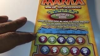 $10 New Jersey Lottery Multiplier Mania  Scratch Off