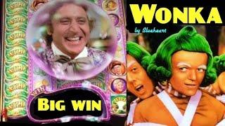 WILLY WONKA slot machine (5 cents) Oompa Loompa feature BIG WINS!