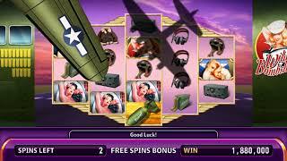 WILD BOMBSHELLS Video Slot Casino Game with a BARREL ROLL FREE SPIN BONUS