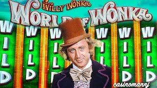 WORLD OF WONKA SLOT - **NEW "LIVE" LOOK** - ALL LIVE PLAY!! - Slot Machine Bonus