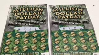 MILLION DOLLAR PAYDAY - scratching off FOUR $5 Instant Lottery Tickets