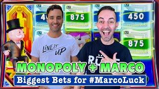 ⋆ Slots ⋆ MONOPOLY + MARCO ⋆ Slots ⋆ Biggest Bets for #MarcoLuck!!