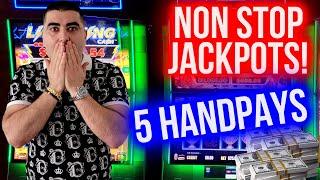 5 HANDPAY JACKPOTS On High Limit Slots | Making Money On Slot Machines