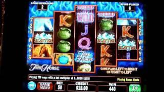 Fire Horse Slot Machine Bonus Win (queenslots)